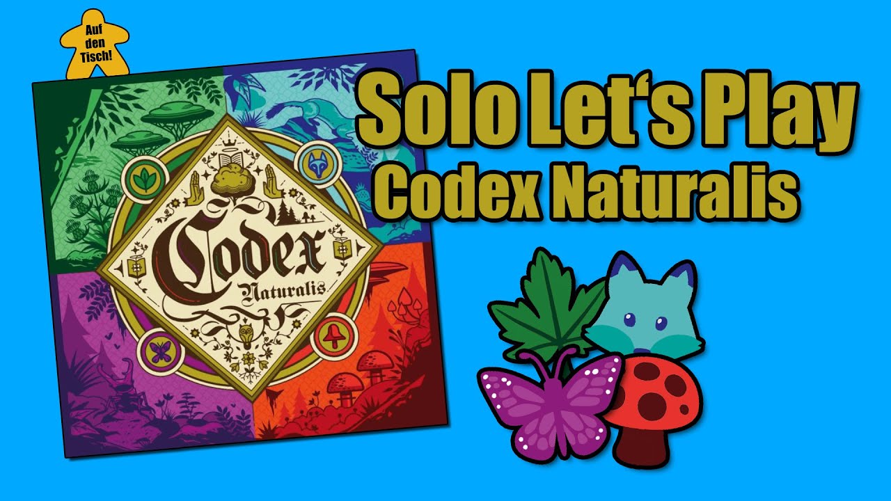 Solo Let's Play 🎲 Codex Naturalis von Thomas Dupont | Auf den Tisch!