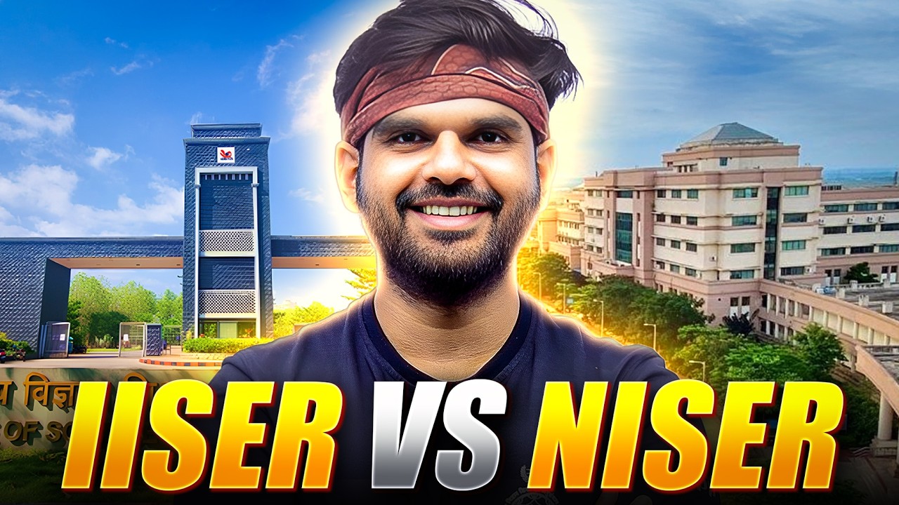 IISER vs NISER 2026 🔥 Which Is Better? Entrance Exam, Placements, Courses, Fees Explained!