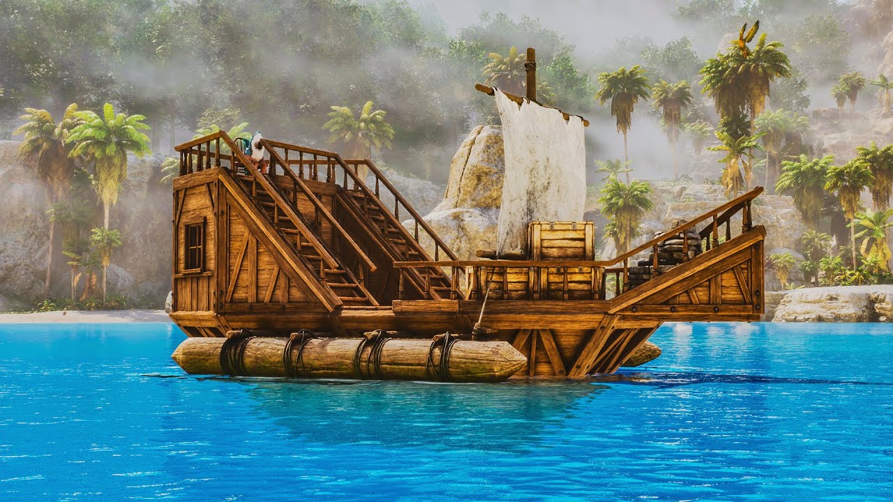 Simple Raft Base | Build Tutorial | ARK: Survival Ascended