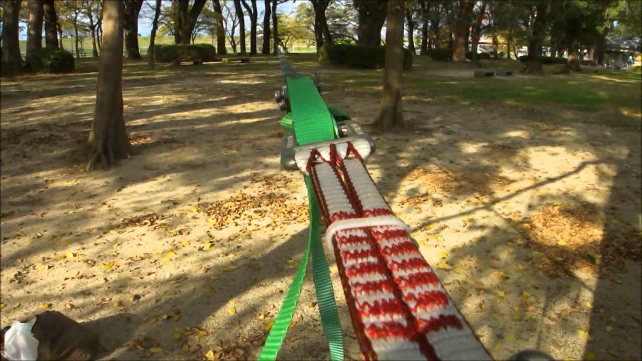 slackline longline De-Tensioning System -スラックライン-ロングラインのリリース-