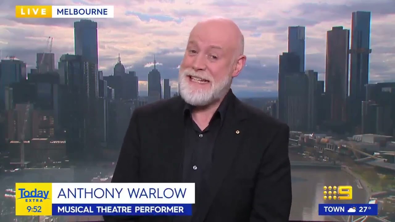 Anthony Warlow interview on Today Extra: Titanic The Musical: In Concert