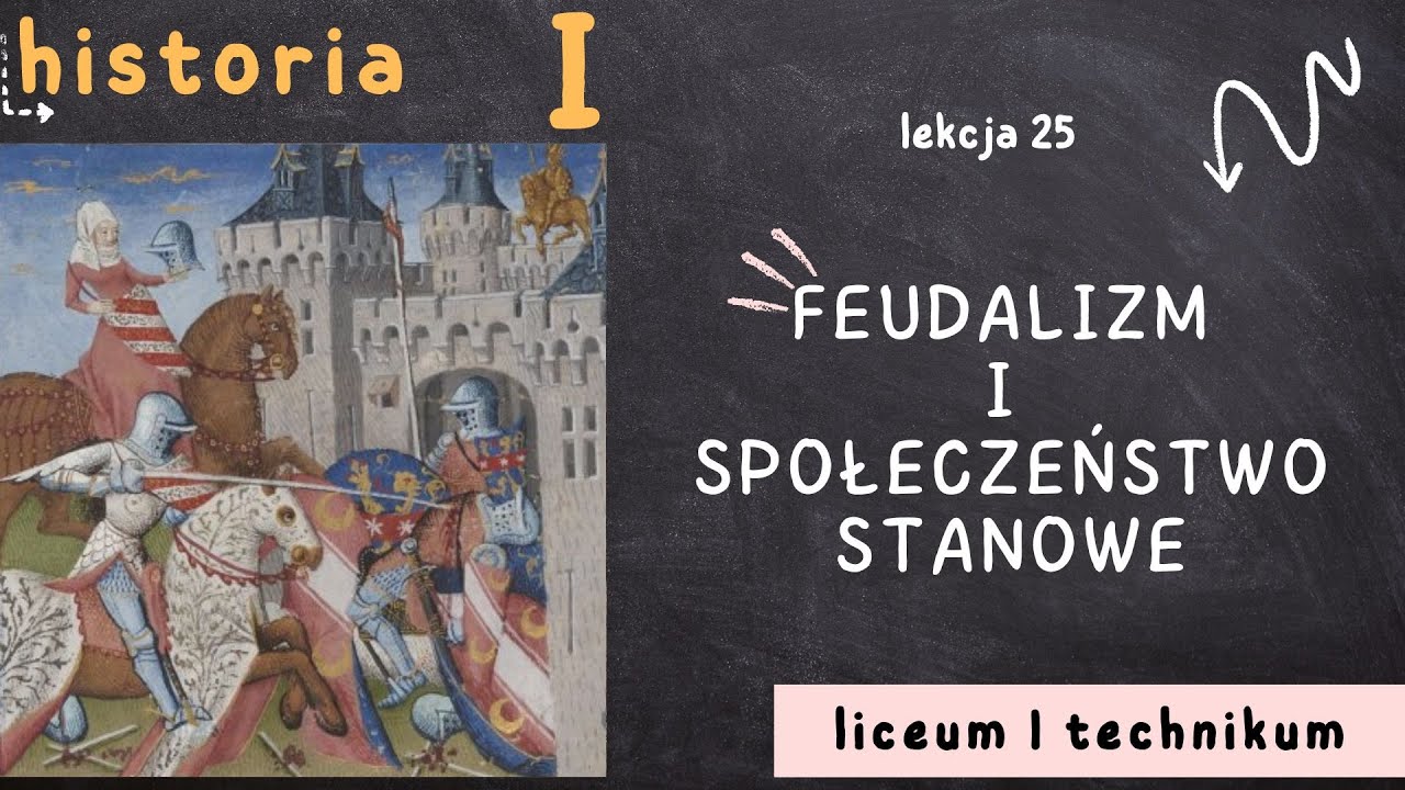 Historia 1 LO [Lekcja 25: Feudalizm i społeczeństwo stanowe - poziom podstawowy