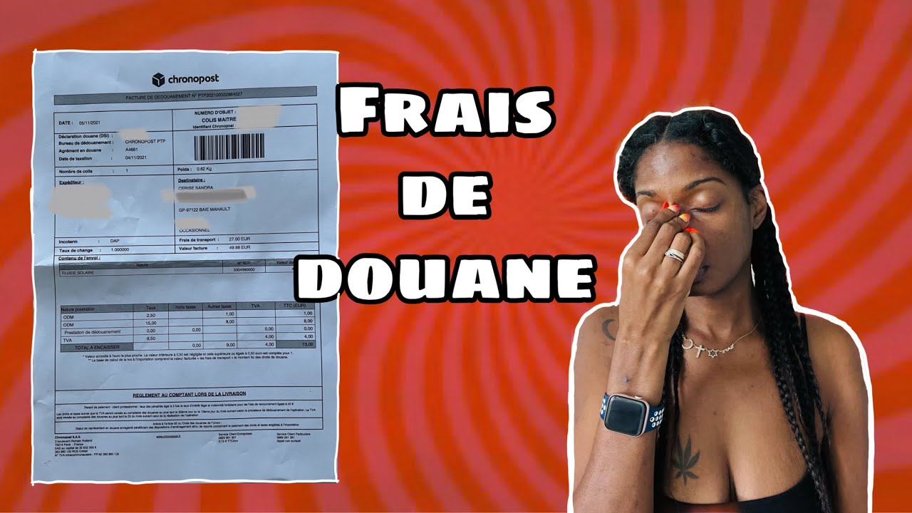 Frais de douane aux Antilles