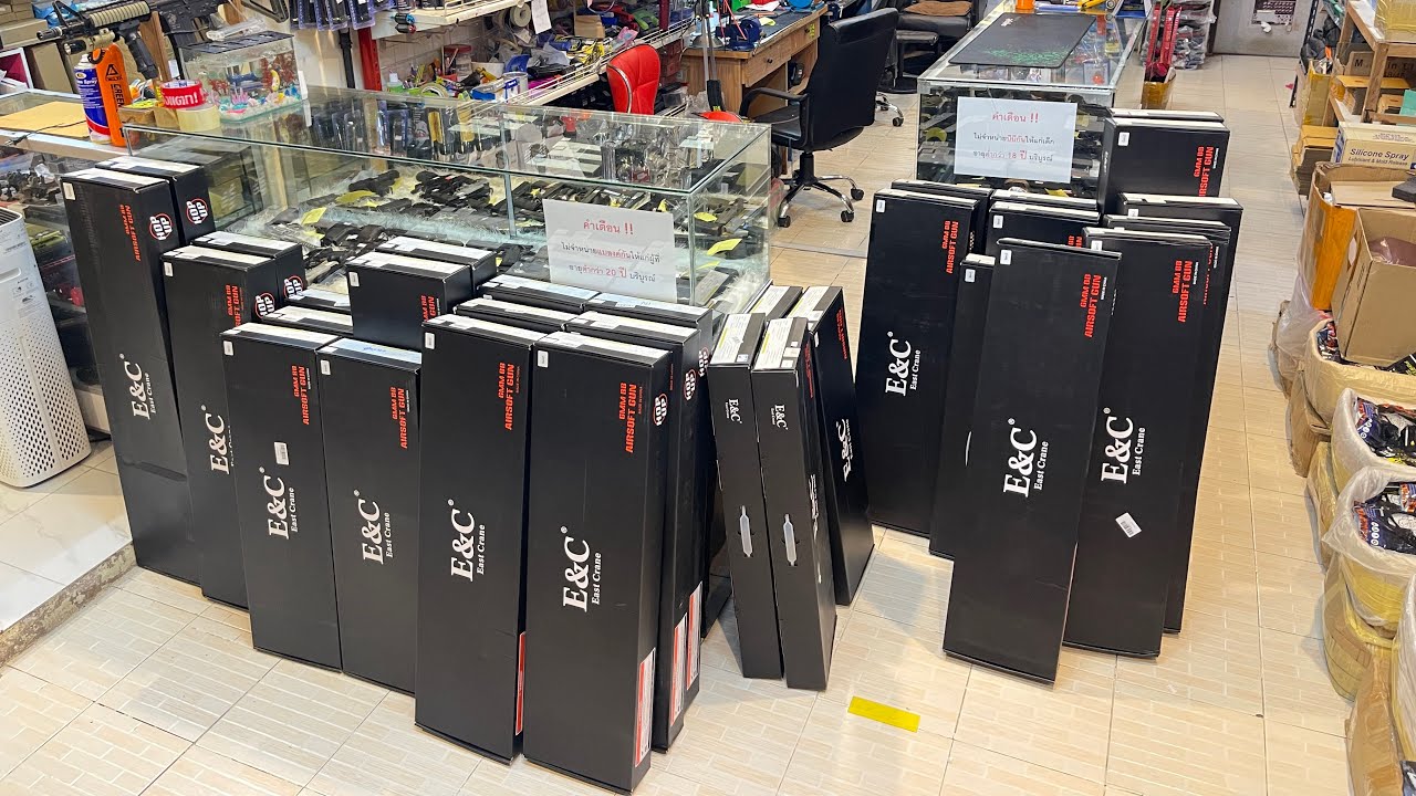 E&C East Crane ❤️ปืนบีบีกันไฟฟ้าทรง M4,M16,SR25 M110และHKมาใหม่เป็นล๊อตไตมาสสุดท้ายของปีนี้ครับ
