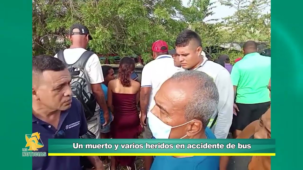 Un muerto y varios heridos dejó un accidente de un bus intermunicipal