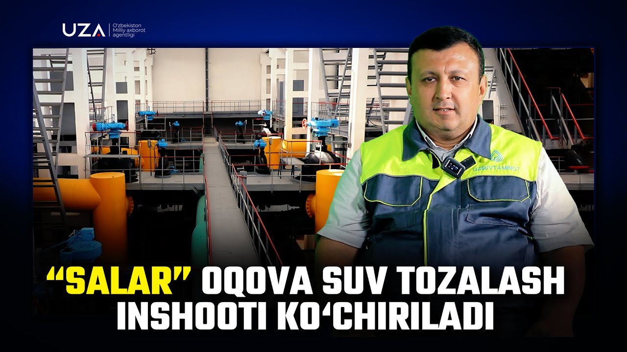 “Salar” oqova suv tozalash inshooti ko‘chiriladi