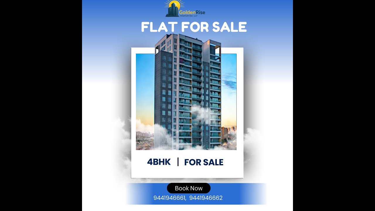 For Sale: Premium 3BHK Flat | Regent Aurobindo, Kondapur-Gachibowli | 12th Floor | Gated Community