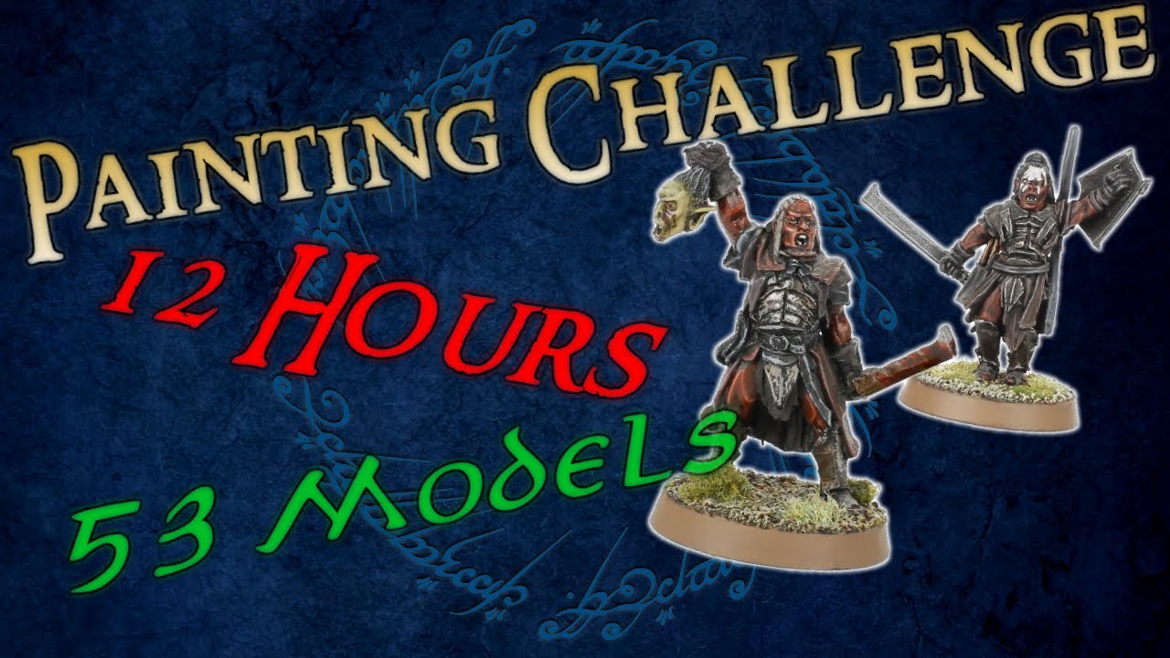 Can I paint 53 MODELS in 12 HOURS? - Middle-earth Miniature Painting Challenge