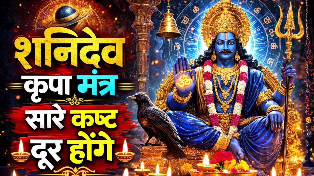 Saturday Special 🪐 Powerful Shani Mantra | Remove Bad Karma | Blessings of Shani Dev