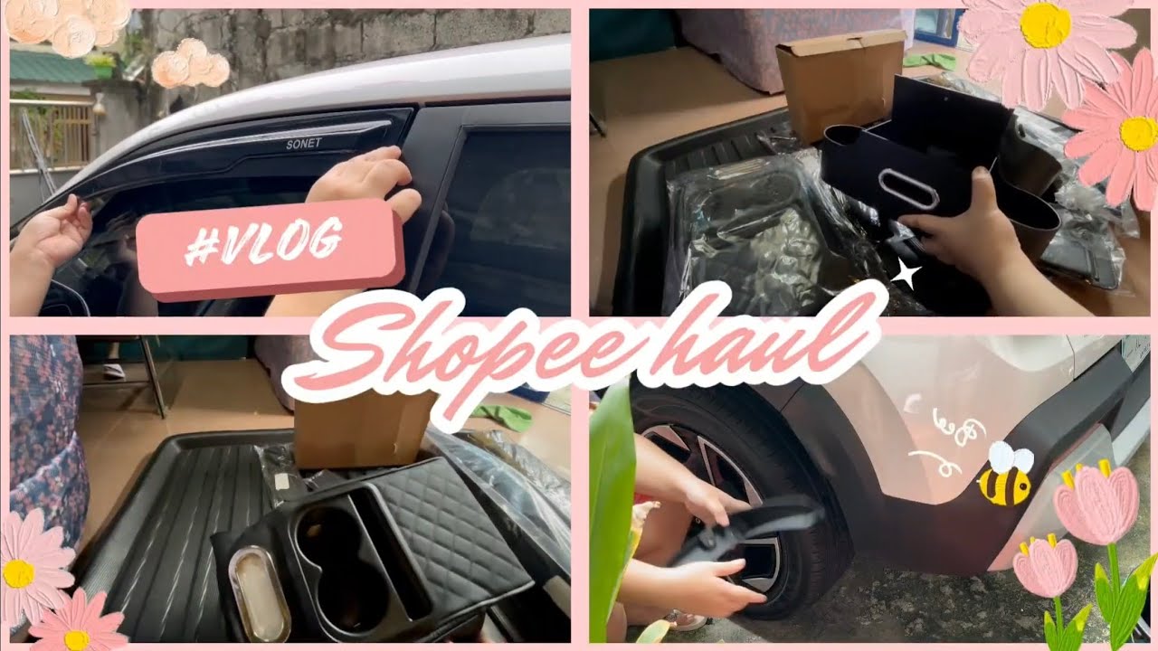 Accessories I Bought for My Kia Sonet LX MT | Shopee Haul + Mudguard Installation