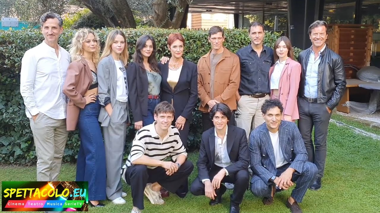 Cuori 2, photocall con Pecci, Martari, Tersigni, Leoni, Buschini, Conticini, Panconi e tutto il cast