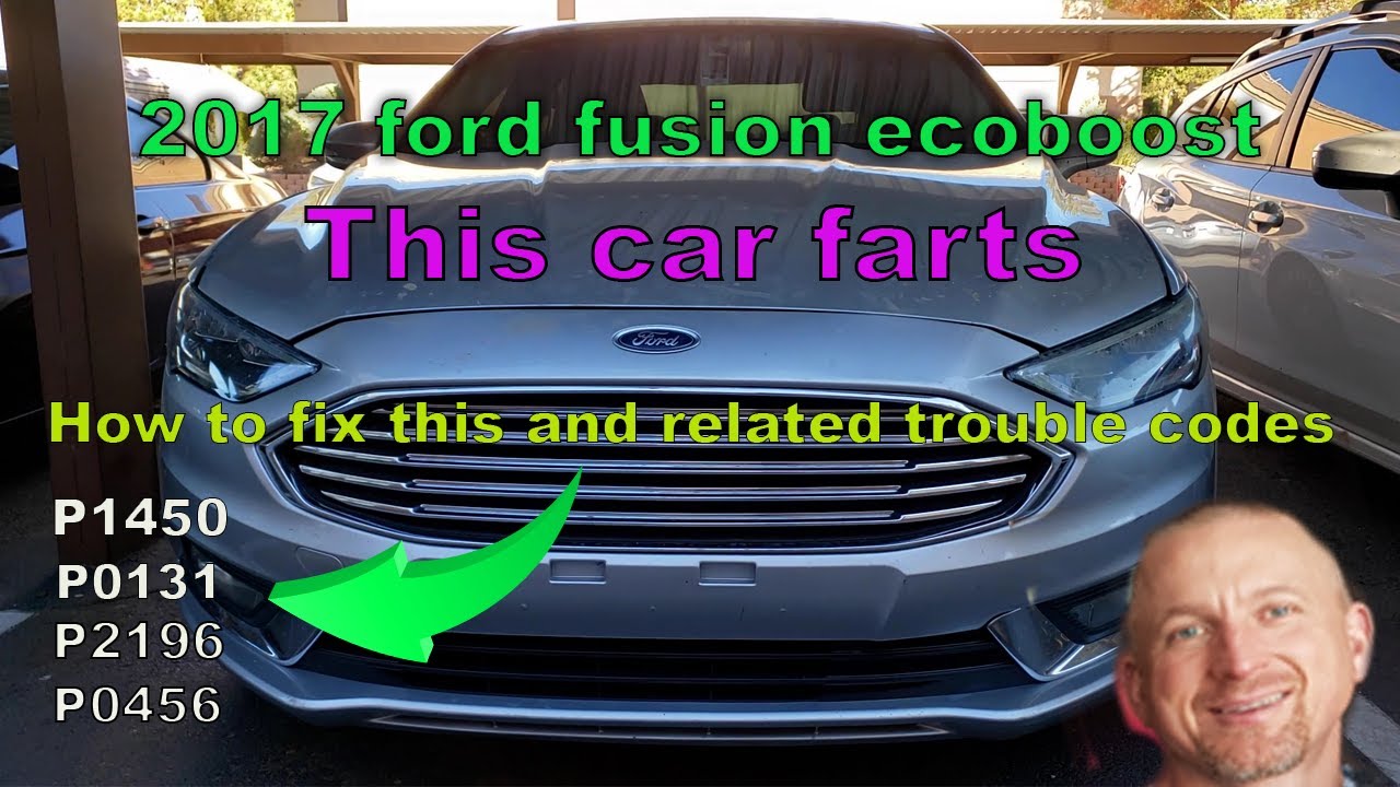 2017 FORD FUSION ECOBOOST КОДЫ P1450, P131, P2196, P0456, РЕШЕНО