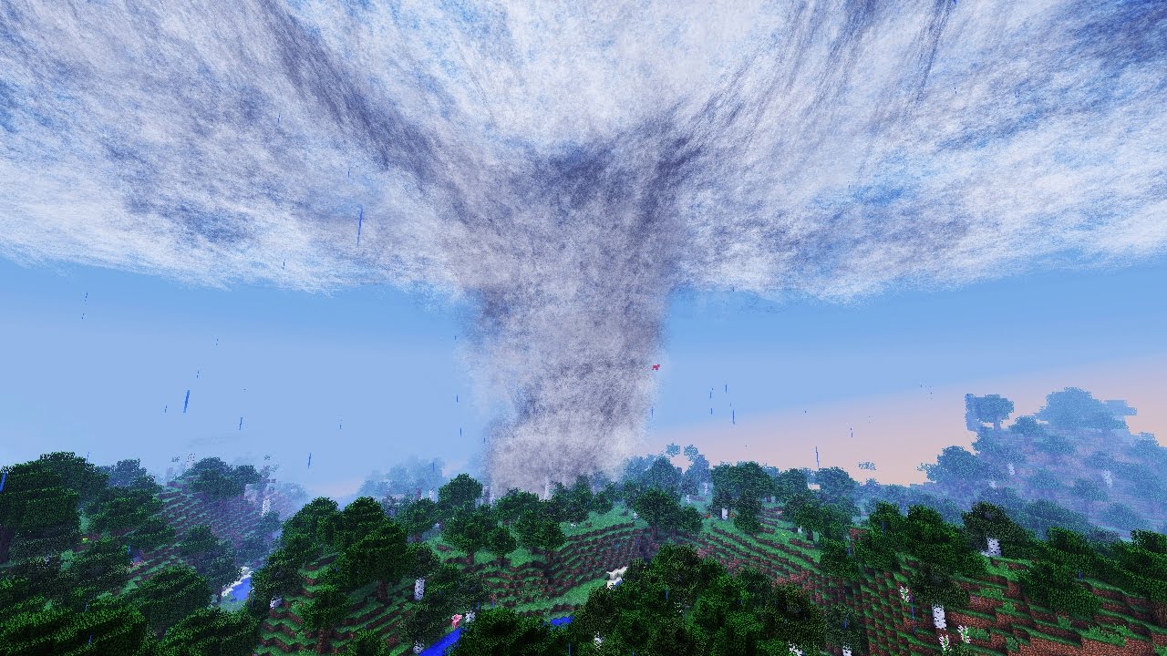 MINECRAFT KATASTROFY (NOWA SUPER MINIGRA) - JAK PRZETRWAĆ TORNADO I DESZCZ LAWY
