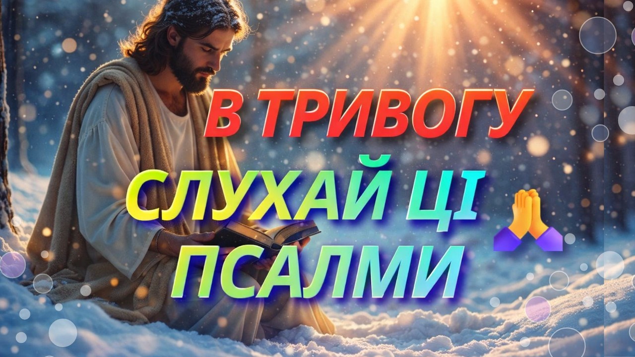 🔴 Темрява навколо? ✝️ Увімкни ці Псалми — Божий Мир, Захист і Надія для серця
