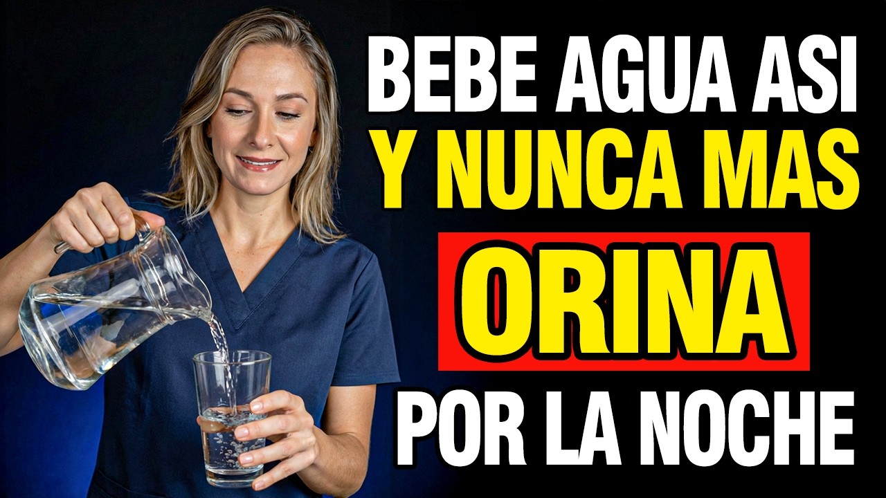 El MÉTODO para Beber Agua y Dormir TODA la Noche