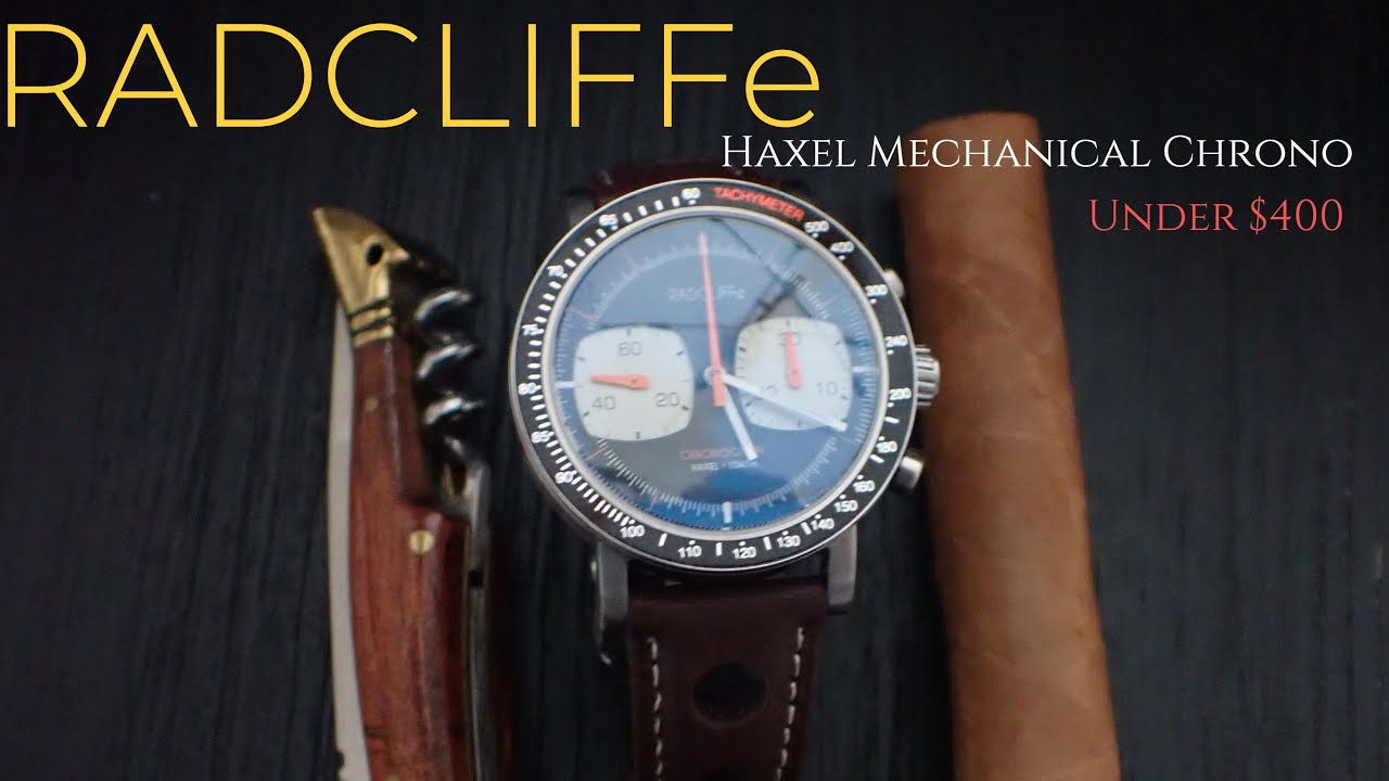 RADCLIFFe Haxel Seagull ST19 Powered Hand Wound Chronograph - Affordable Hand Wound Chronograph