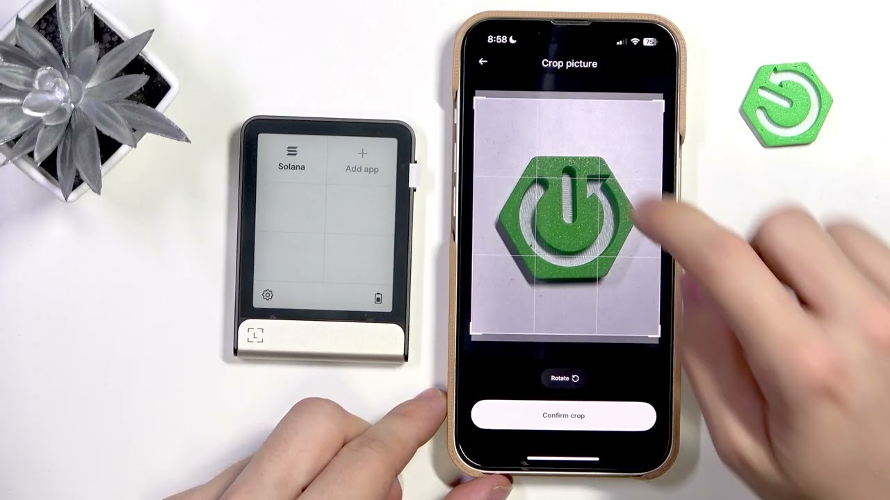 LEDGER Flex Crypto – How to Change Lock Screen Picture