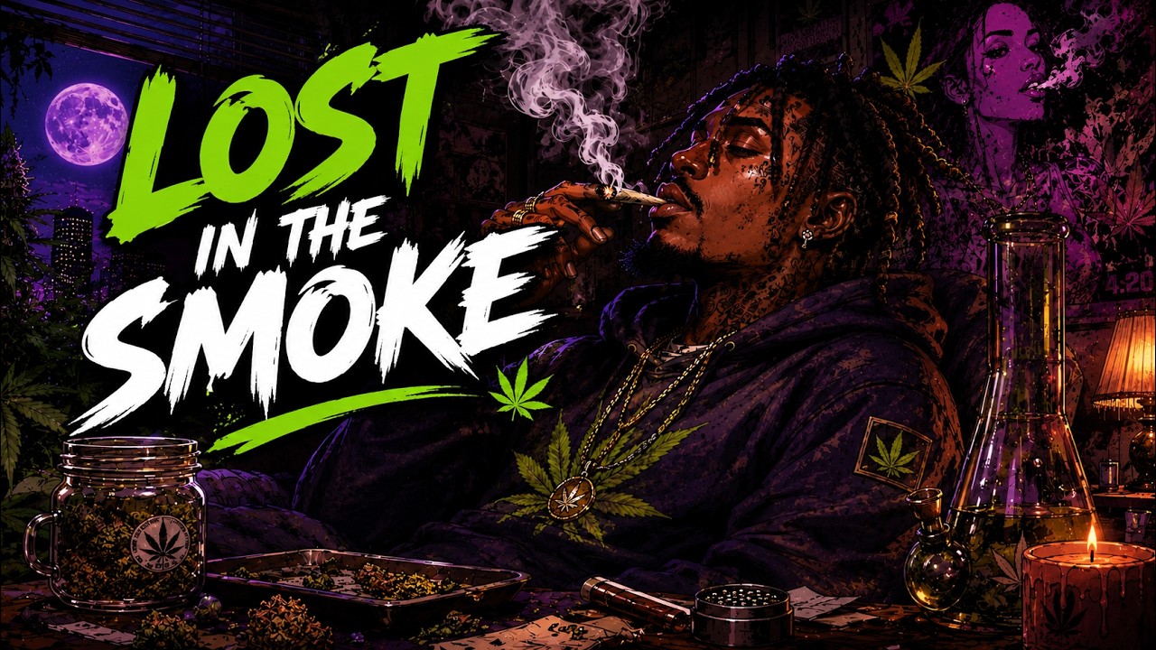 LOST IN THE SMOKE 🌿 | Deep Stoner Soul & 420 Blues Music | Kush Weed Therapy