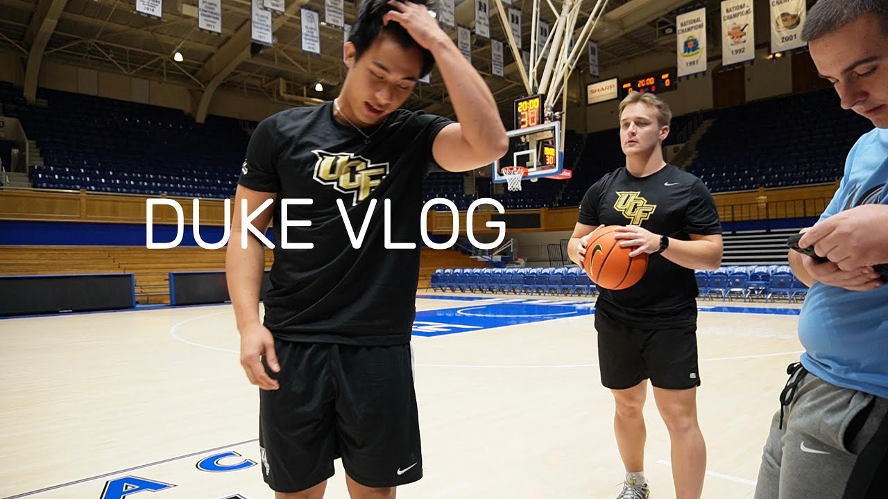 TAKING ON DUKE BASKETBALL (VLOG)