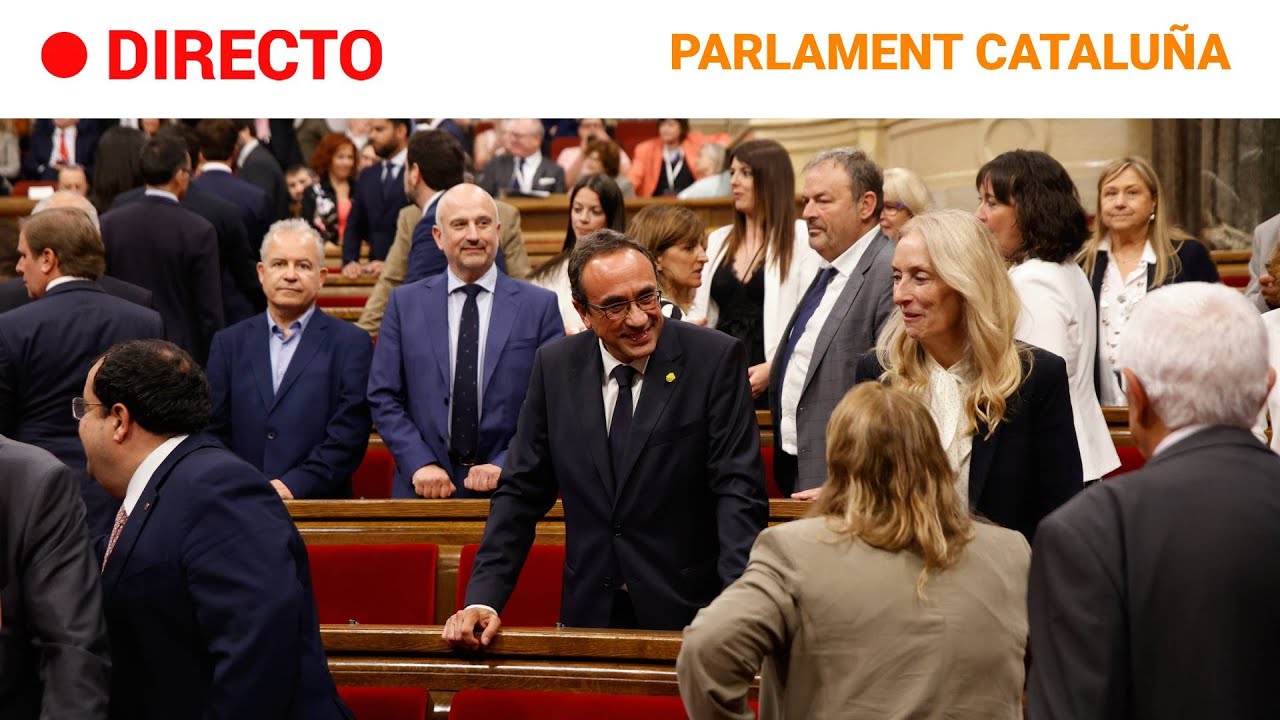 CATALUÑA: JOSEP RULL, de JUNTS, nuevo PRESIDENTE del PARLAMENT con APOYO de ERC y la CUP | RTVE