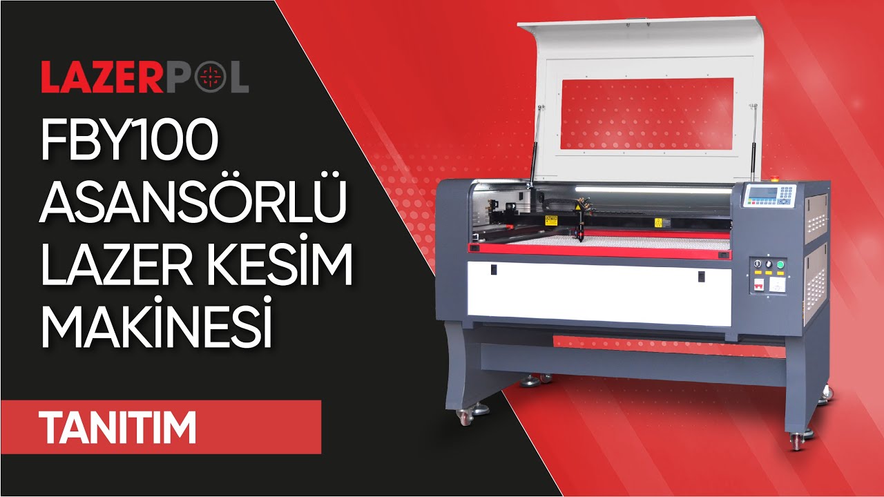 FBY100 Asans&ouml;rl&uuml; Lazer Kesim Makinesi