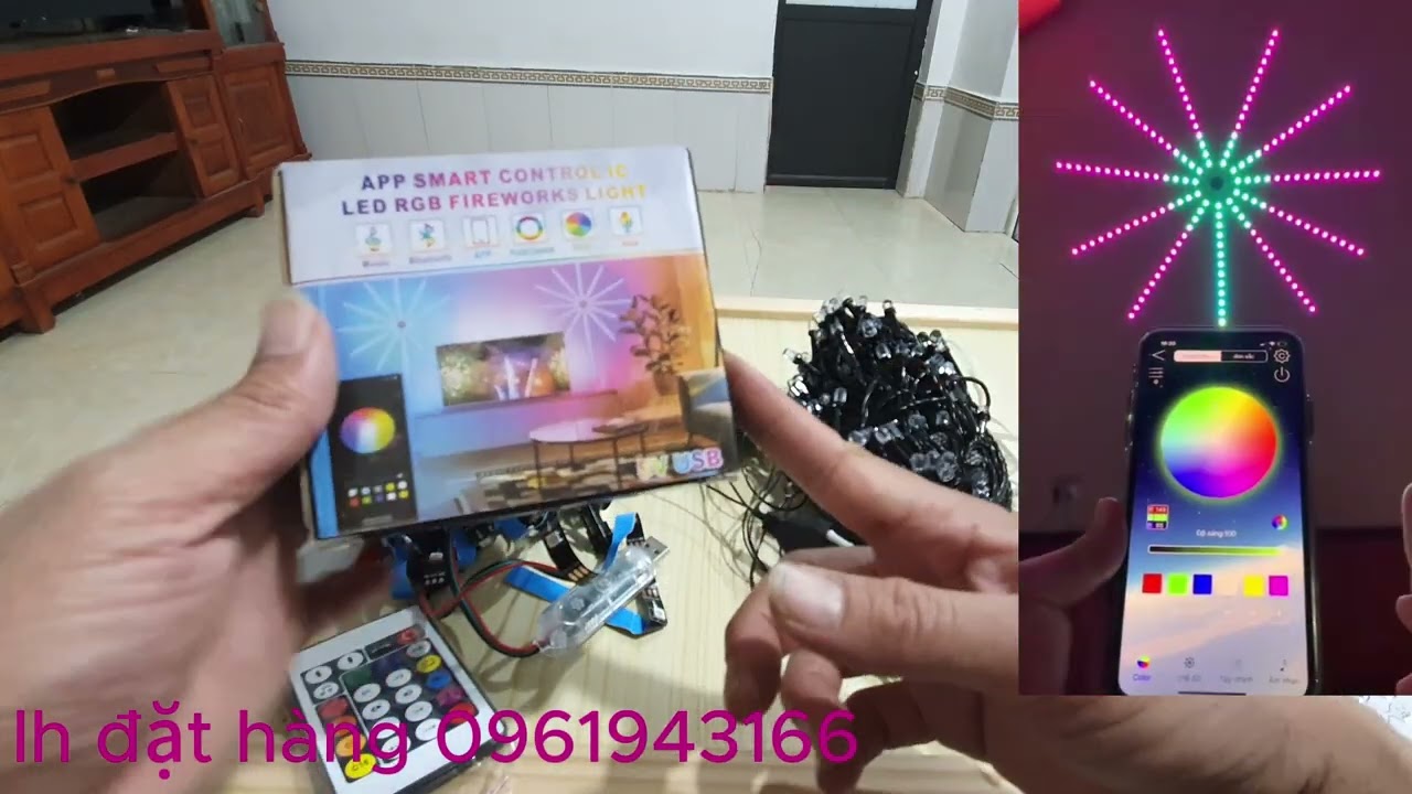 led trang trí tết quấn cây trước quán cực đẹp hàng loại một bao test.