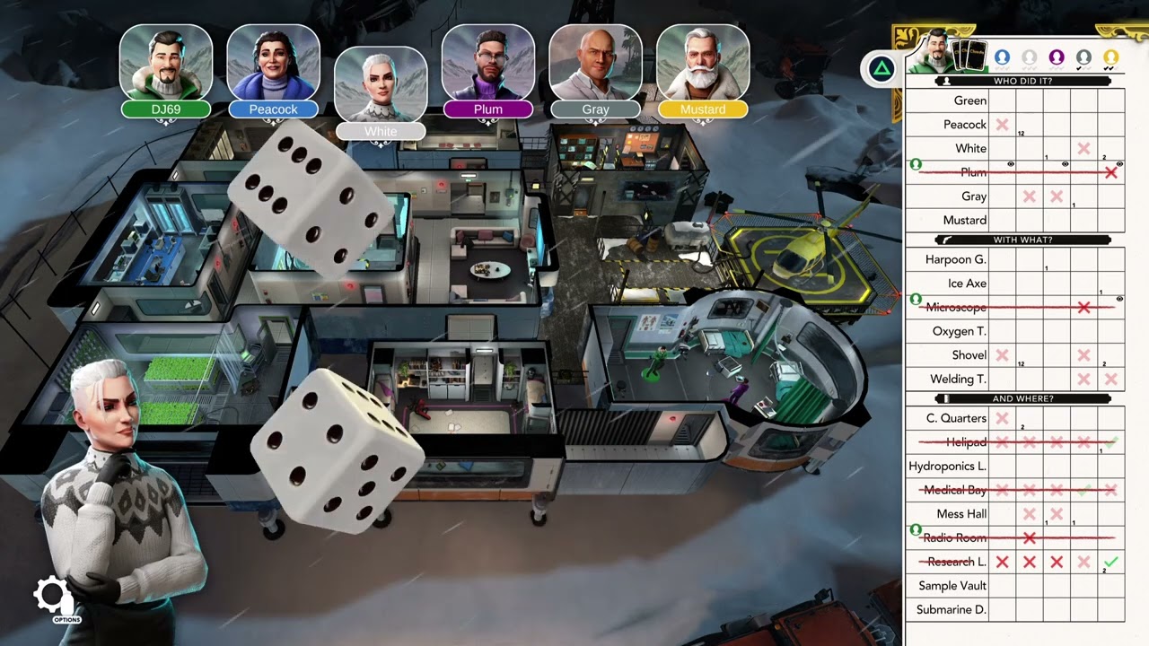 Cluedo Polar Research Station: Playing Classic Medium Mode | PS5 Gameplay 🎮❄️