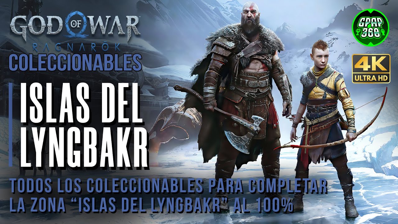 God of War Ragnarok | Isla del Lyngbakr, Guía coleccionables al 100% (Cuervos, Cofres, Saber y más)
