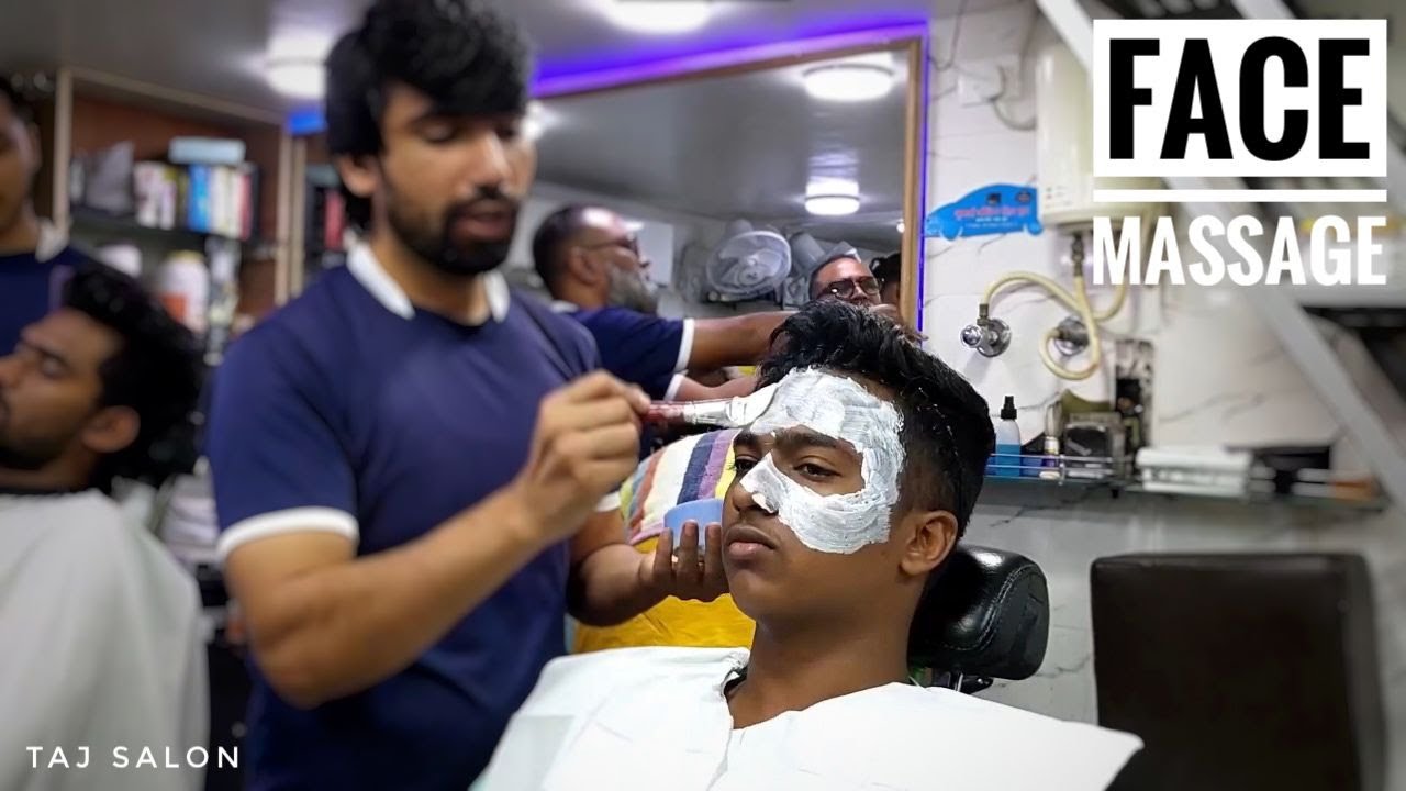 चेहरे की मालिश | Face Massage | Taj Salon