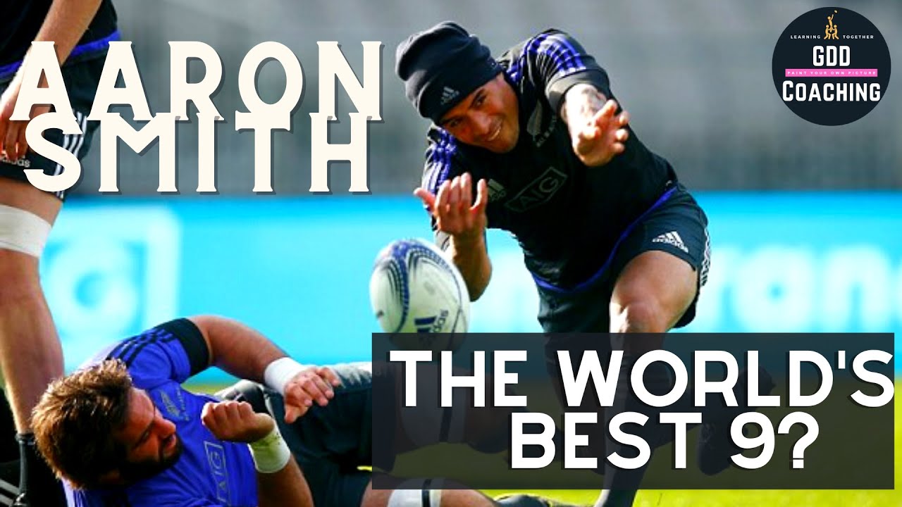 Worlds best 9? Aaron Smith Scrum Half Pass & Box Kick - Rugby Analysis - New Zealand All Blacks GDD