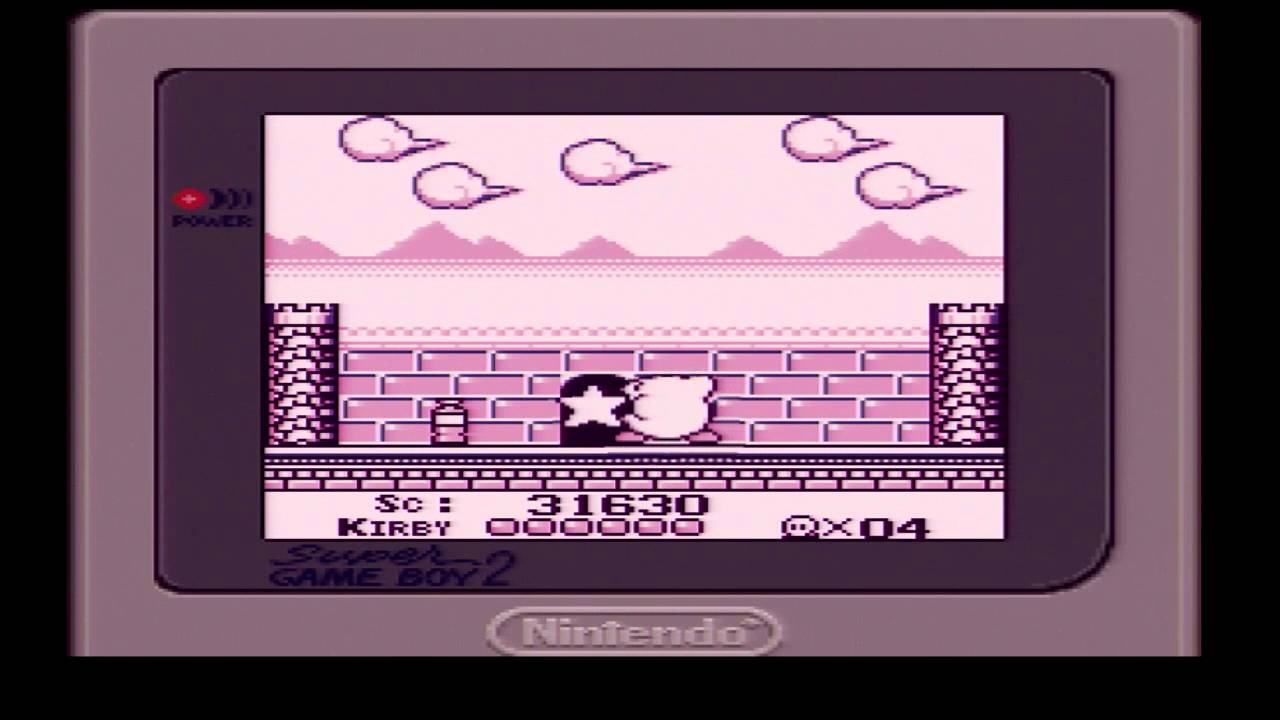 Capture Test - Super GameBoy 2 (Kirby's Dreamland)