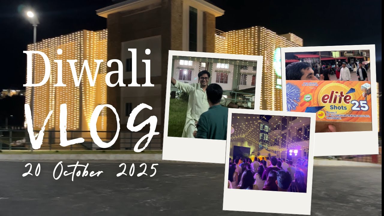 Diwali Celebration at📍IIM Shillong || Life at an IIM || Vlog 3