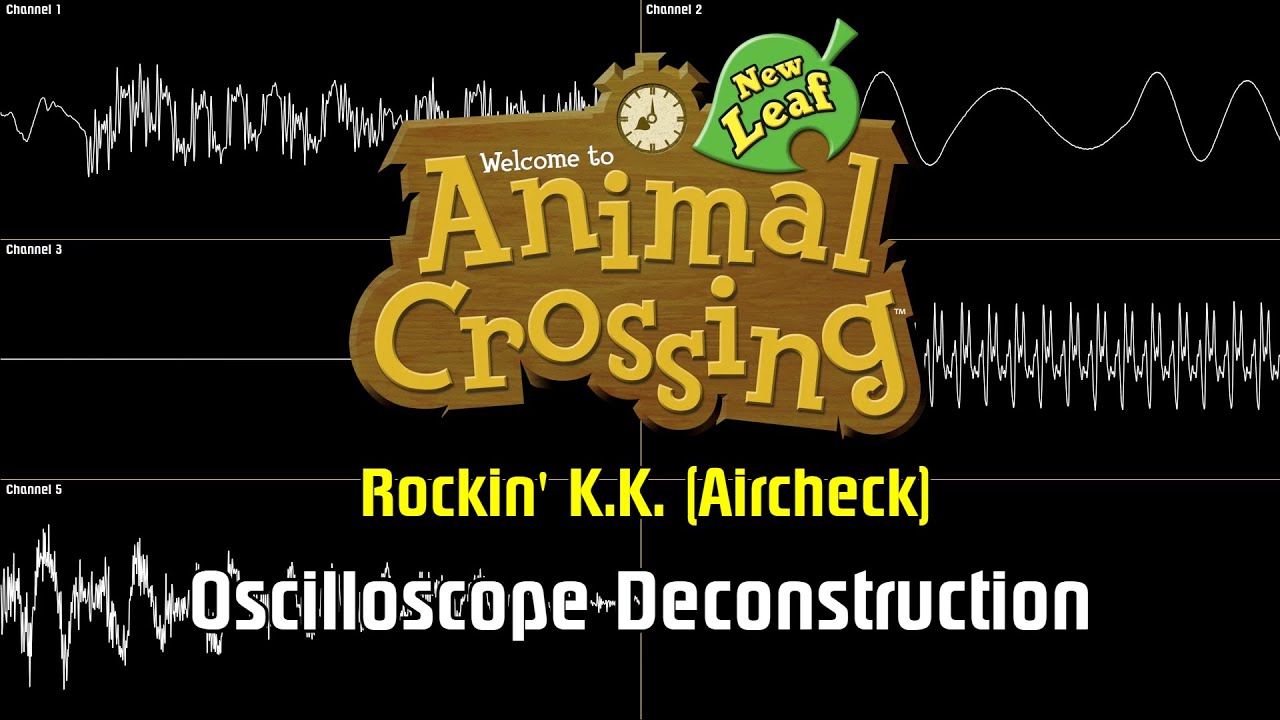 Animal Crossing New Leaf - Rockin' K.K. (Aircheck) [Oscilloscope Deconstruction]