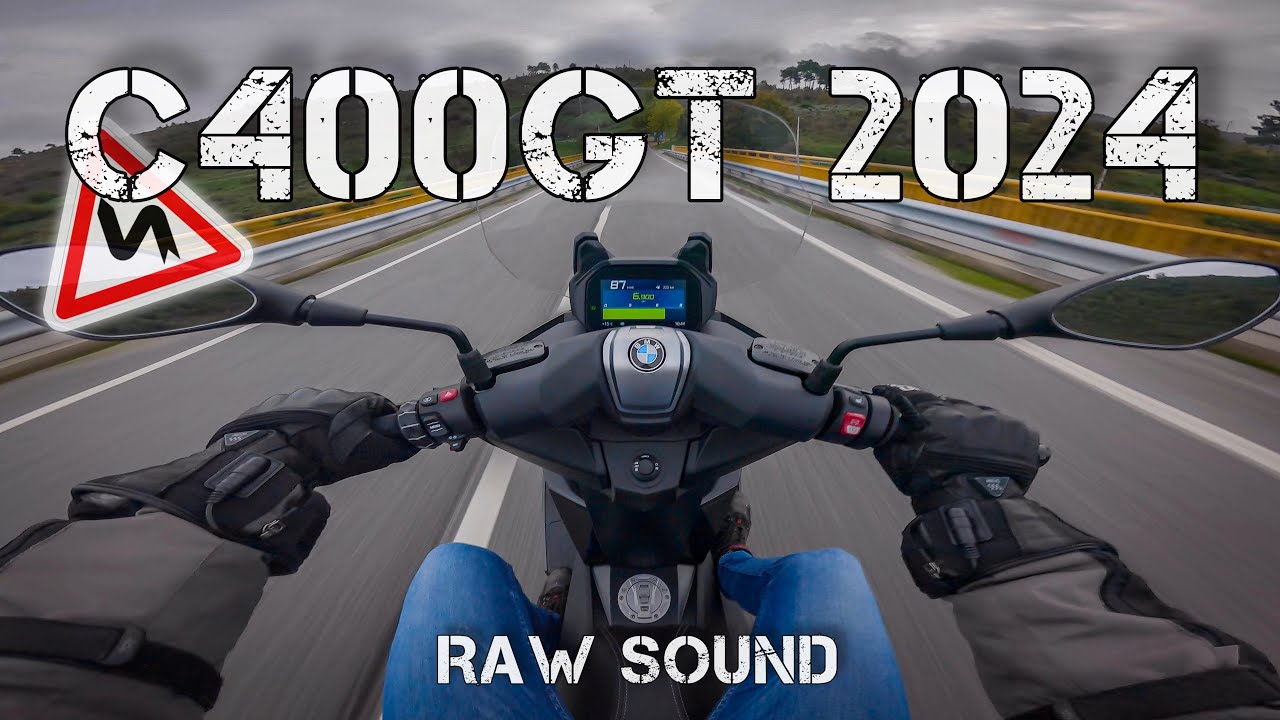 BMW C400 GT 2024 | RAW SOUND pt.2 [4K RAW Onboard]