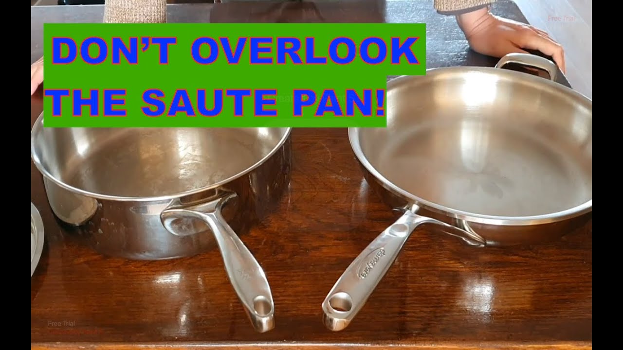 Saute Pan vs Fry Pan, and why Saute Pan is the Most Versatile Pan in the Kitchen!