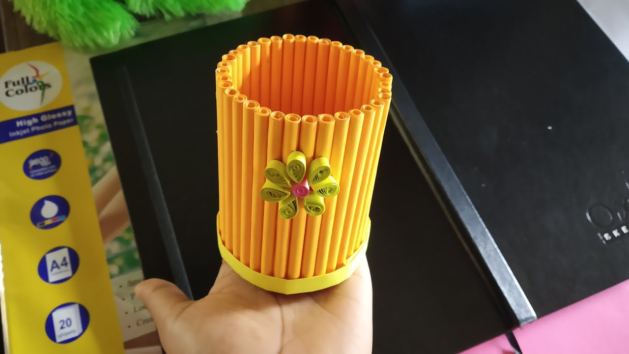 Diy pen stand||genius pen stand ideas