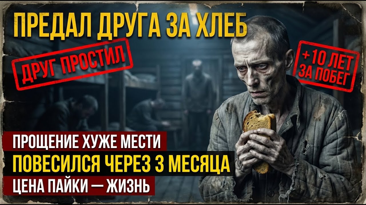 ПРОДАЛ ДРУГА ЗА ХЛЕБ: Получил 10 лет врагу, сам выжил — прощение оказалось хуже мести. Магадан, 1948