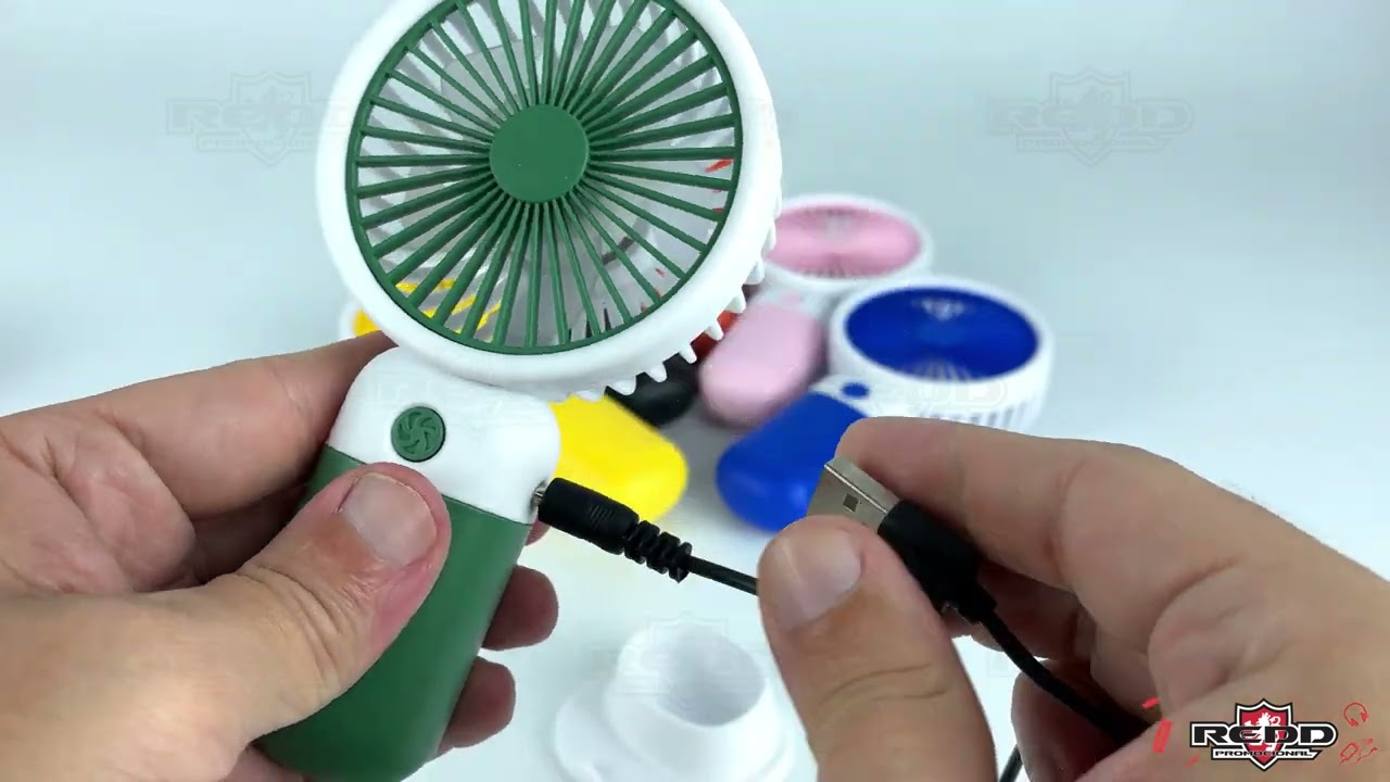 Mini Ventilador Recarregável Personalizado - TEC607