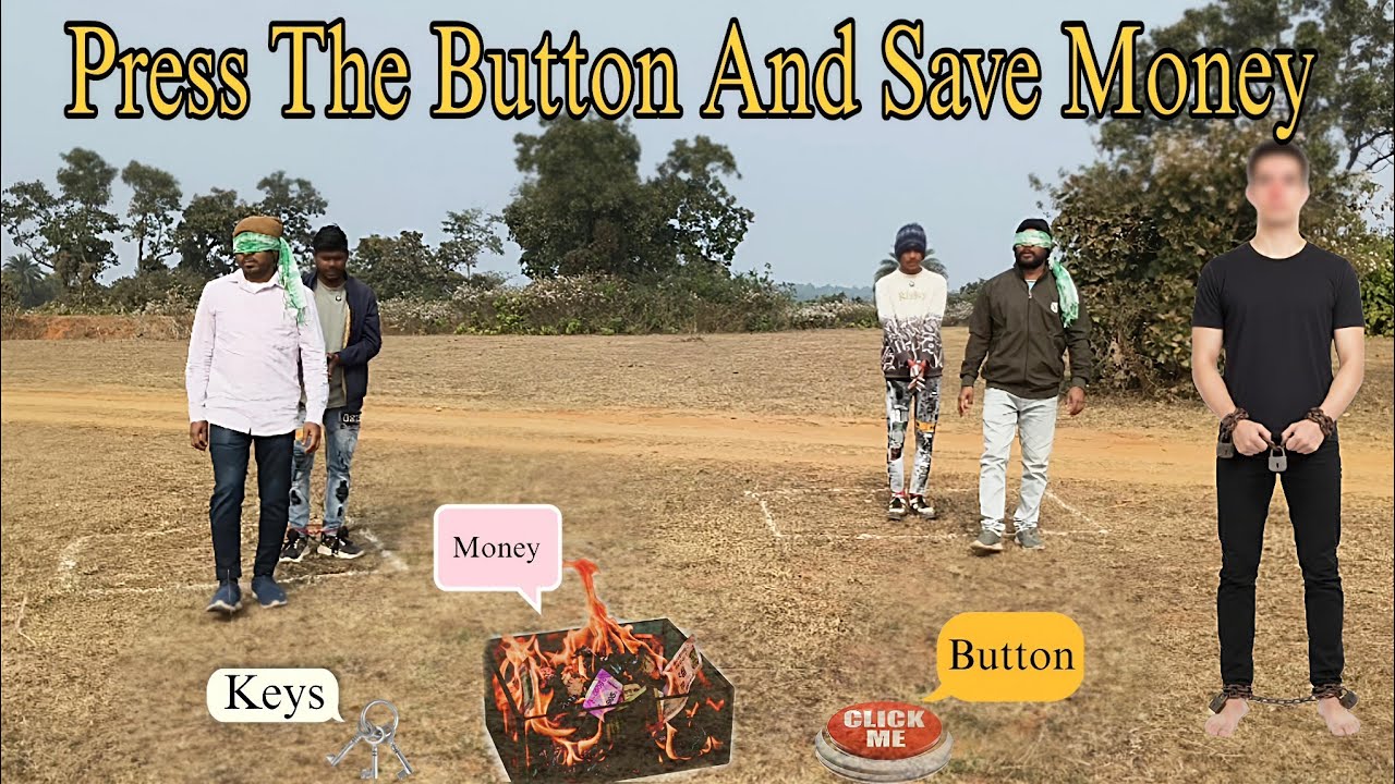 Press the button and save money !! Very Challenging Game !! झारखंड का बेहतरीन खेल खेलने वाला वीडियो 