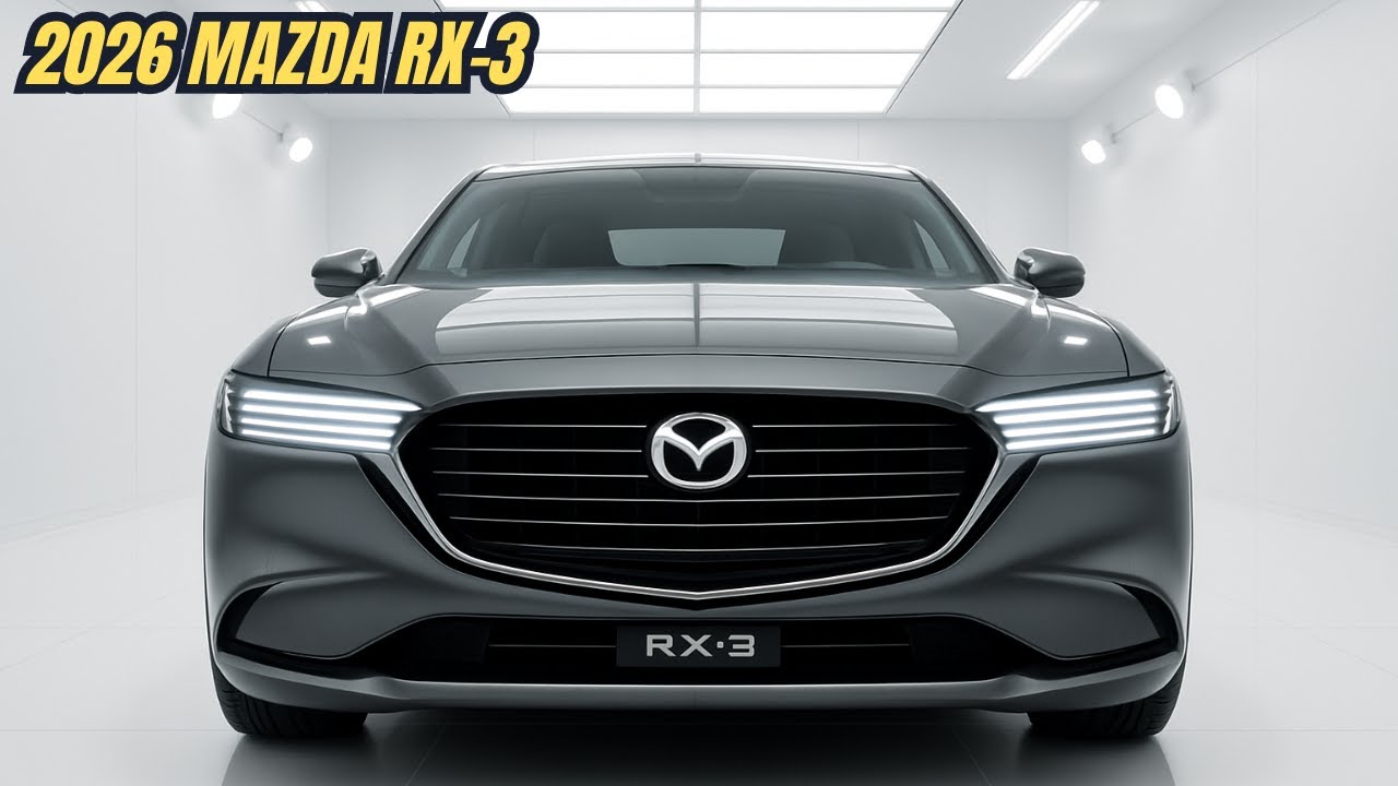 NOWA Mazda RX 3 2026 &ndash; ewolucja coraz bardziej luksusowego SUV-a!