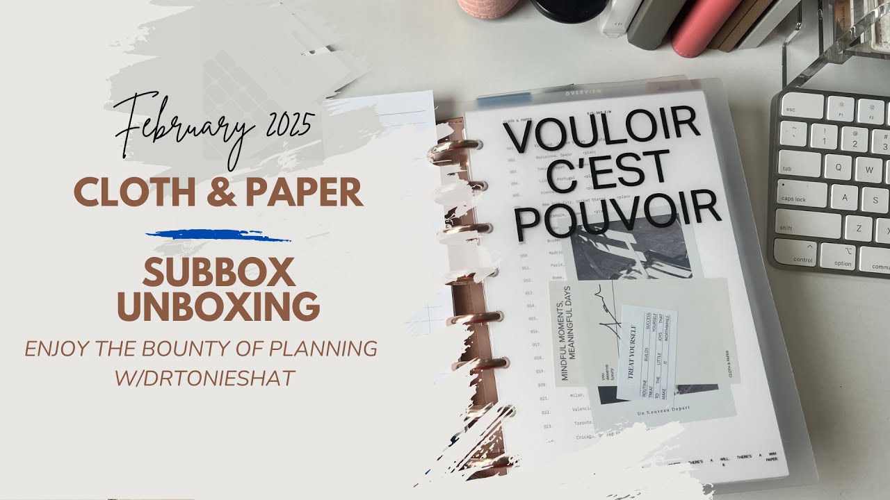 Unboxing & Review | February Cloth & Paper Intention Box