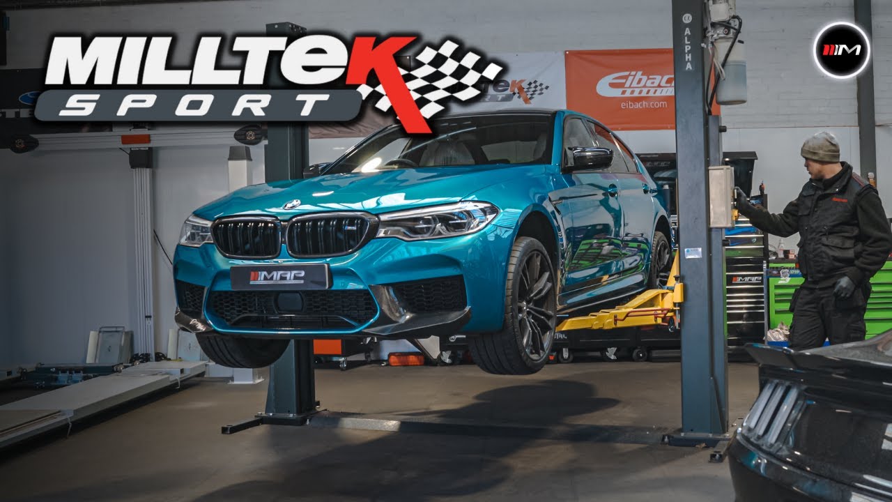 BMW M5 F90 Competition - Milltek Catback System Install & Sound!