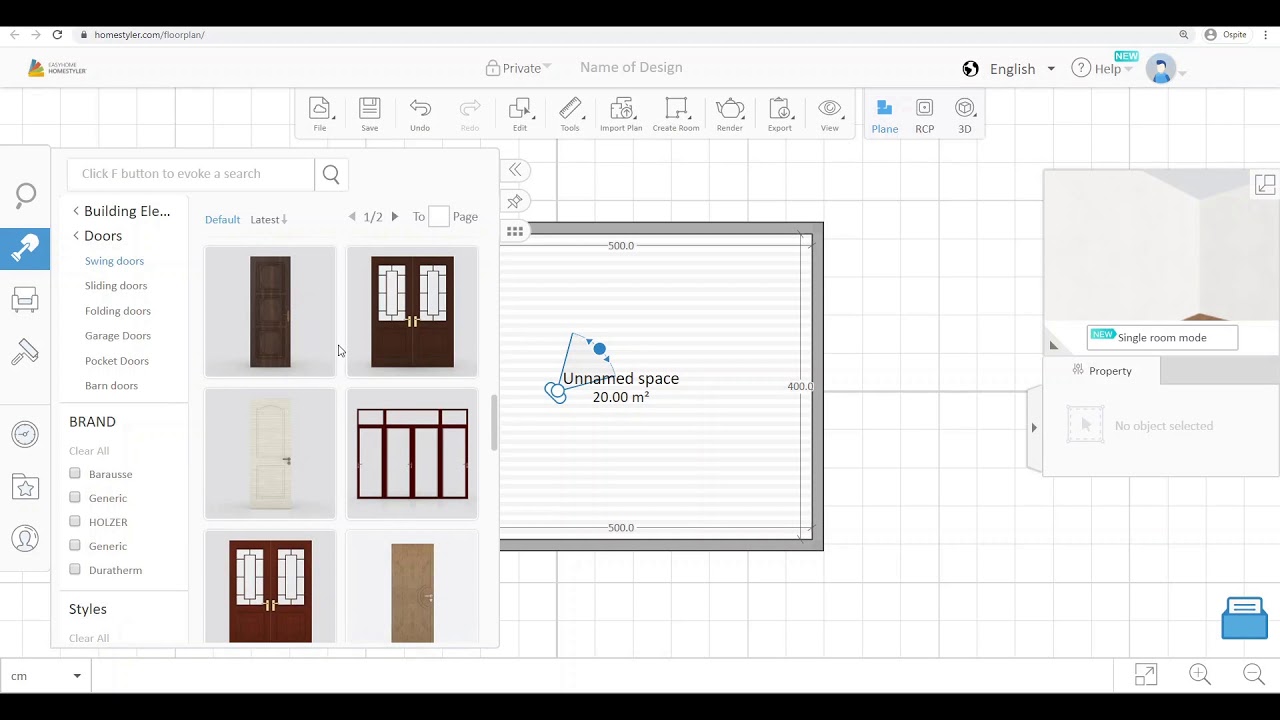 Homestyler tutorial 01