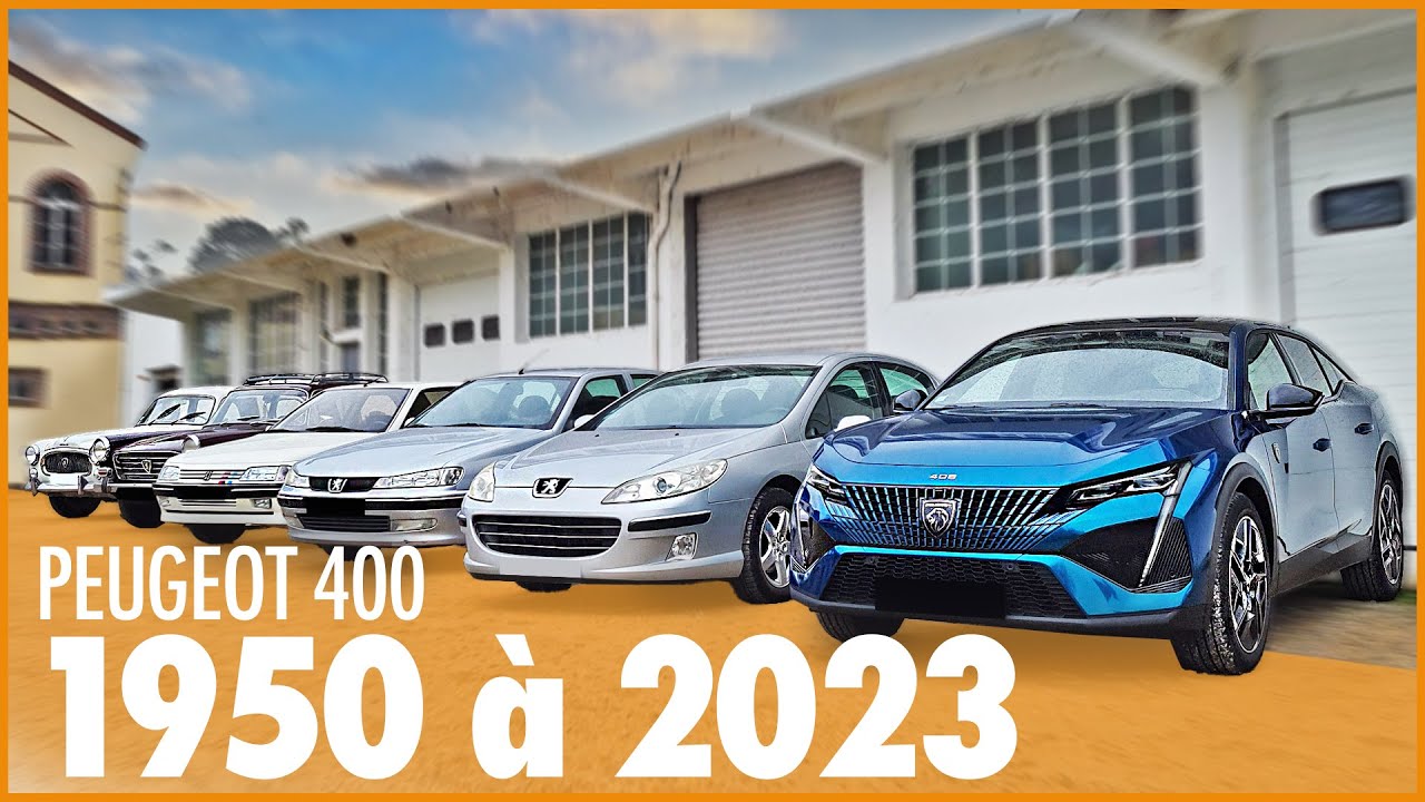 6 Générations de PEUGEOT 🇫🇷  L'héritage respecté ?! (403 404 405 406 407 408)