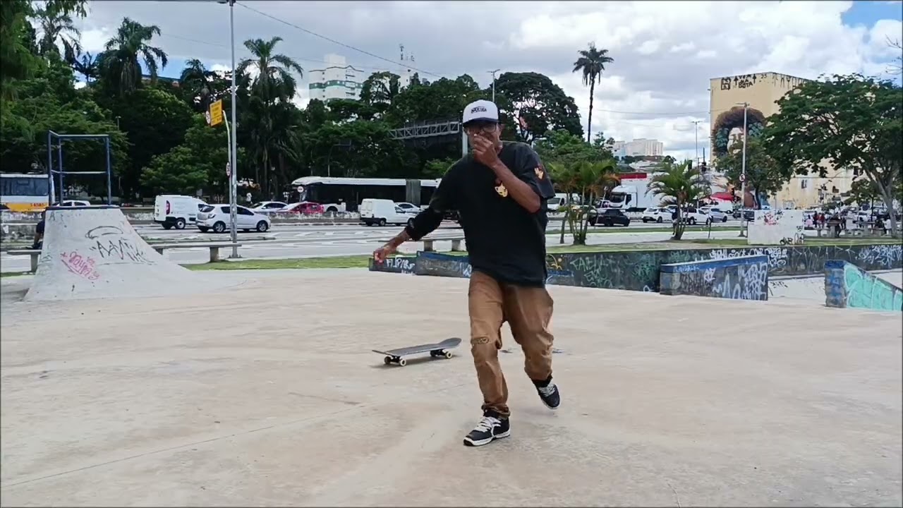 Skater 4.3 oldschool nollie BS heel cera que acertei 🔥