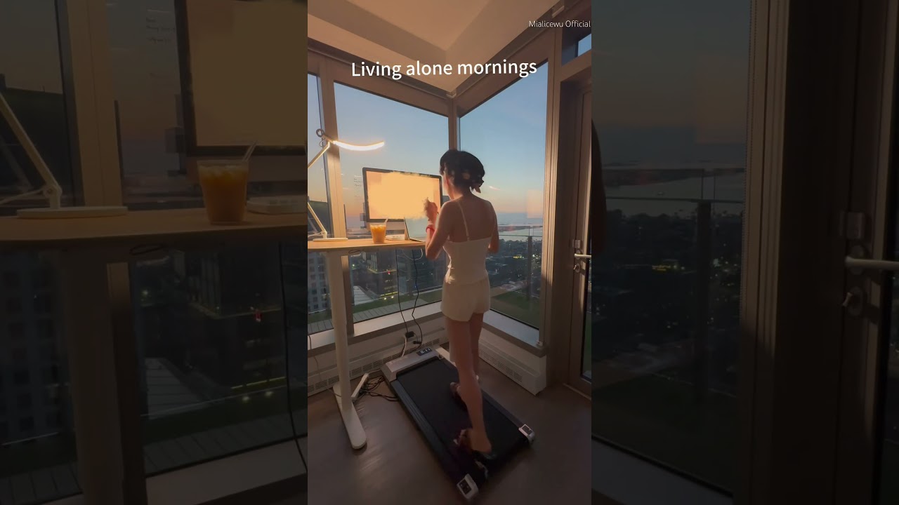pov: living alone mornings🩰🤍#morningroutine #studywithme #vlog #foryou #pov #livingalone #study