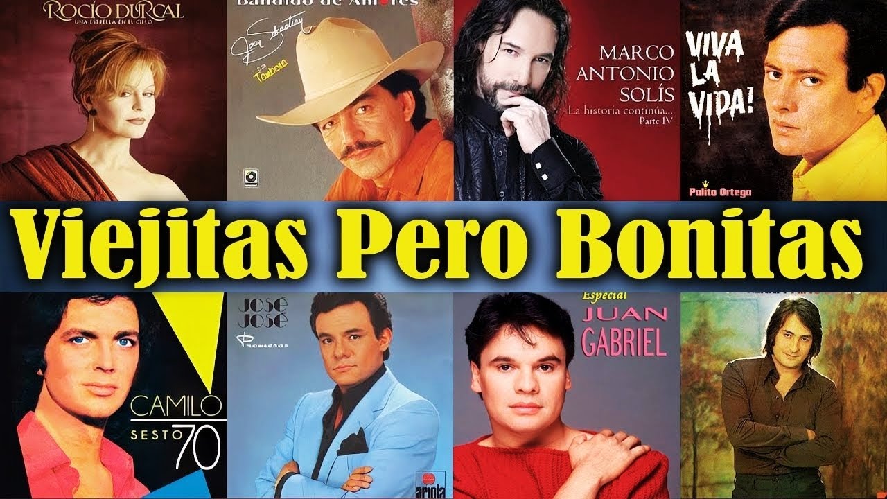 JUAN GABRIEL, ROCIO DURCAL, MARCO ANTONIO SOLIS, YURI, JOSE JOSE - BALADAS INMORTALES 70S 80S 90S