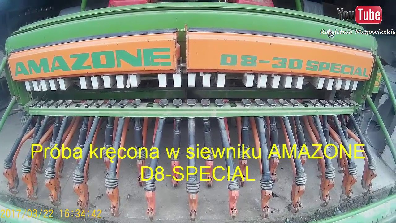 Poradnik #1 Próba kręcona w siewniku AMAZONE D8-SPECIAL
