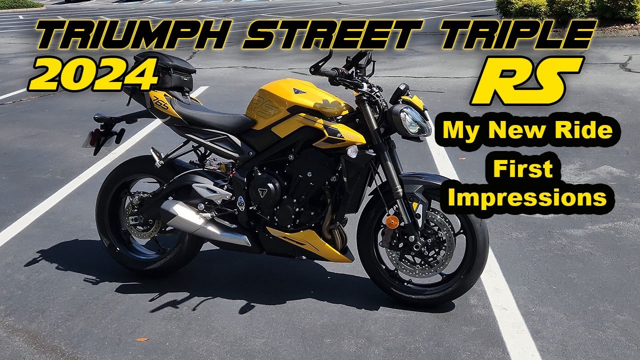 Triumph Street Triple RS 2024 года... Моя новая поездка и первые впечатления