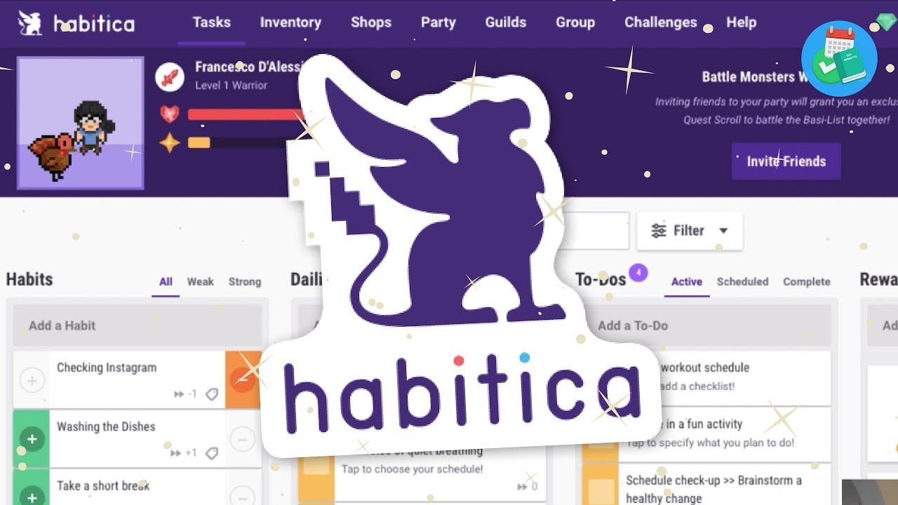 Habitica (Habit RPG): Full Review (2019)